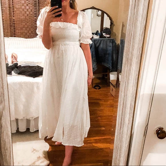 Women White Dress - Picture 3 of 16